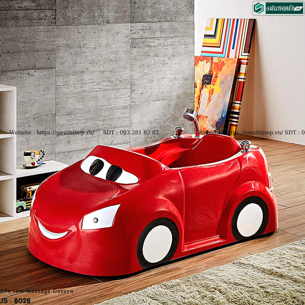 Bồn tắm massage Govern JS - 8028 (Bồn tắm trẻ em, sục khí, đèn đổi màu)