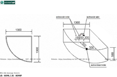 Bồn tắm massage Govern JS - 8098 / JS - 8098P (Bồn tắm massage, sục khí, đèn đổi màu)