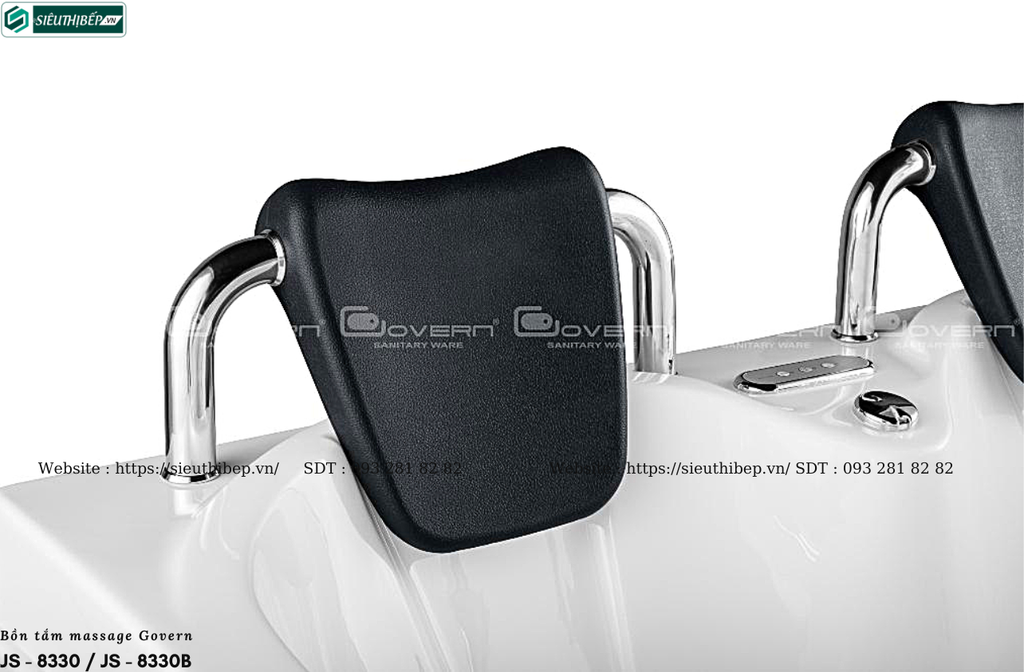Bồn tắm massage Govern JS - 8330 / JS - 8330B (Bồn tắm massage, sục khí, đèn led)