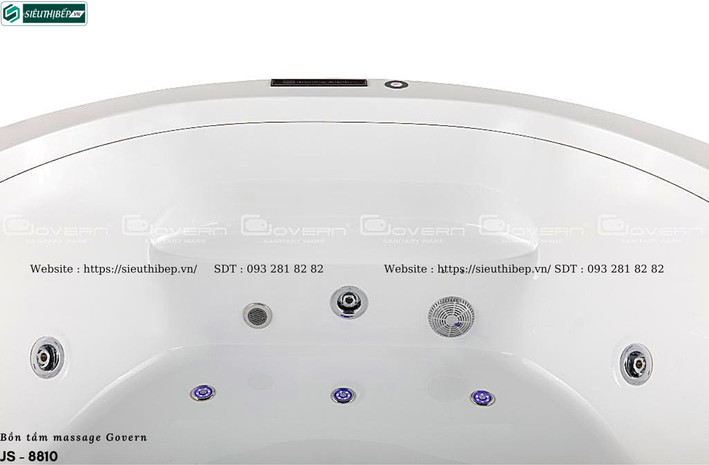 Bồn tắm massage Govern JS - 8810 (Bồn tắm tròn massage)