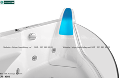 Bồn tắm massage Govern JS - 6202 (Bồn tắm massage, sục khí, đèn đổi màu)