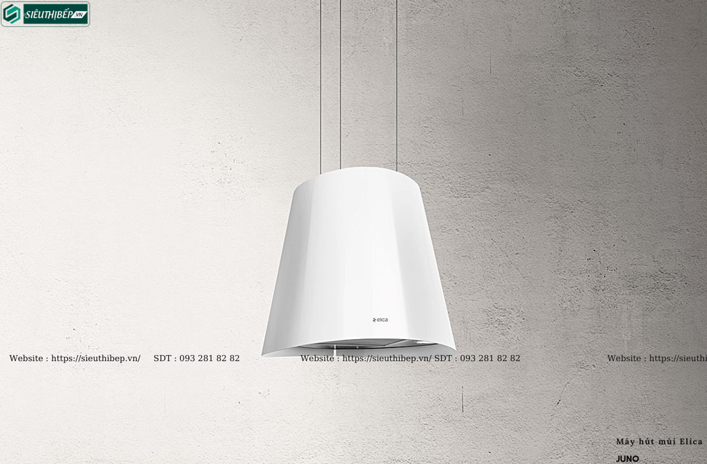 Máy hút mùi Elica JUNO (Đảo, treo độc lập - Made in Italy)