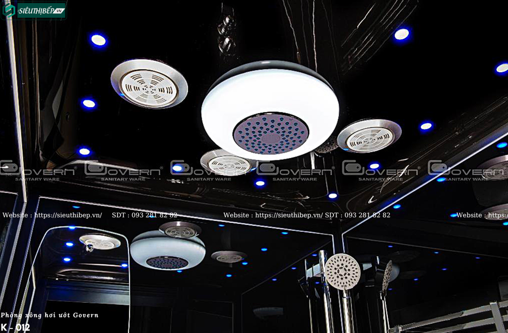 Phòng tắm xông hơi ướt Govern K - 012 (Đế thấp)