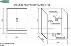 Phòng tắm xông hơi ướt Govern K - 012 (Đế thấp)