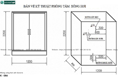 Phòng tắm xông hơi ướt Govern K - 086 (Đế thấp)