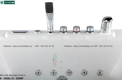 Bồn tắm massage Govern K - 3008 / K - 3008P (Bồn tắm Massage, sục khí, đèn đa sắc / ngọc trai)