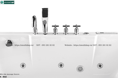 Bồn tắm massage Govern K - 8165 (Bồn tắm Massage, sục khí, đèn led)