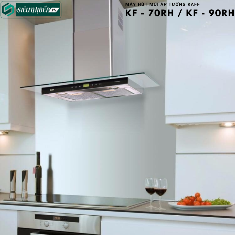 Máy hút mùi đảo kaff KF - 70RH / KF - 90RH (Treo độc lập - Chữ T)