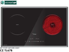 Bếp từ kết hợp điện Canzy CZ TL 67B (Inverter tiết kiệm điện - Made in Thailand)