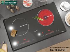Bếp từ kết hợp điện Canzy CZ TL 869DH (Inverter tiết kiệm điện - Made in Thailand)