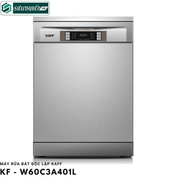 Máy rửa bát Kaff KF - W60C3A401L (Độc lập -  14 bộ đồ ăn Châu Âu)