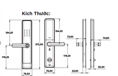 Khóa điện tử Hyundai cửa gỗ HY - SL 007