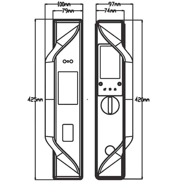 Khóa điện tử Kassler KL - 82T