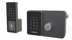 Khóa điện tử cửa cổng Kassler KL - 579CNC Gold Grey