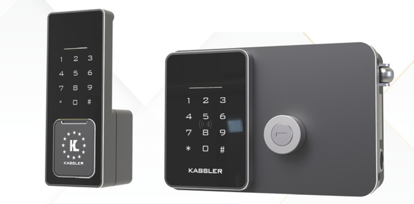 Khóa điện tử cửa cổng Kassler KL - 579CNC Silver Grey