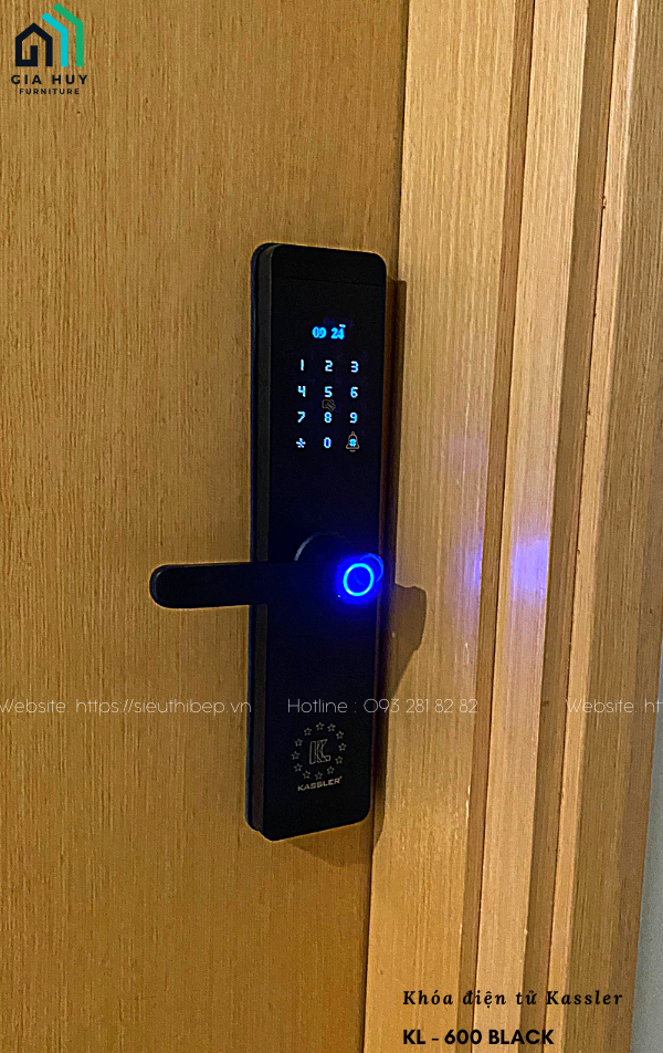 Khóa điện tử Kassler KL - 600 COPPER / KL - 600 BLACK Titan siêu bền