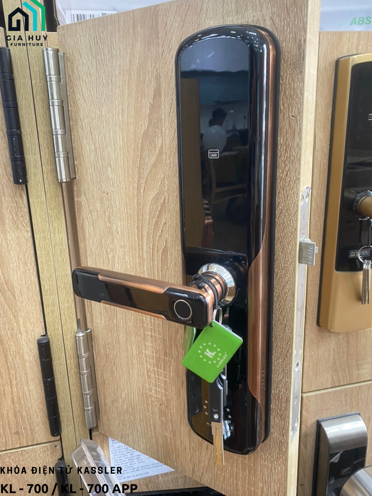 Khóa điện tử Kassler KL - 700 mở khóa bằng APP điện thoại thông minh