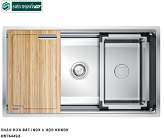 Chậu rửa bát Konox KN 7644SU (Inox 1 hộc)