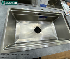 Chậu rửa bát Konox KN 7644SU (Inox 1 hộc)