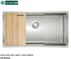 Chậu rửa bát Konox KN 8046SU (Inox 1 hộc)