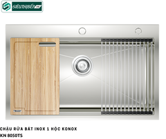 Chậu rửa bát Konox KN 8050TS (Inox 1 hộc - Lắp dương)