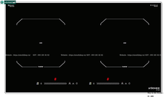 Bếp từ đôi Kocher DI - 608 (Made in Malaysia)