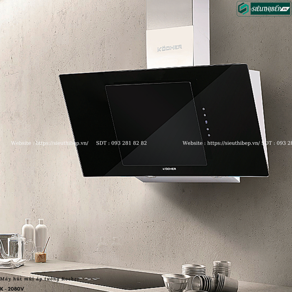 Máy hút mùi Kocher K - 2080V (Áp tường - Made in Malaysia)