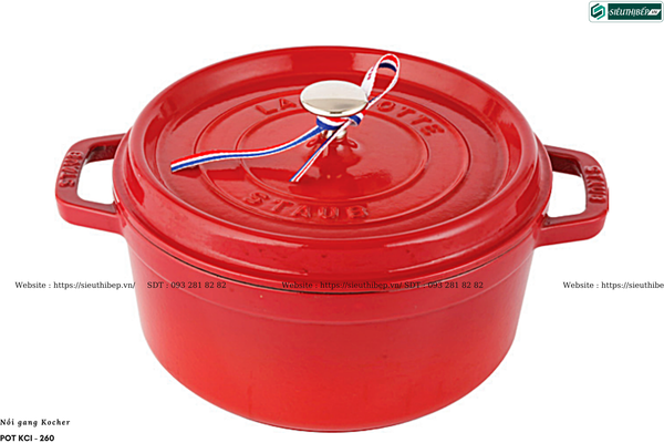 Nồi gang Kocher POT KCI - 260 (26cm)