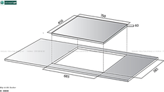 Bếp từ đôi Kocher DI - 808GE (Made in Germany)