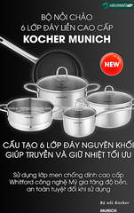 Bộ nồi Kocher MUNICH (5 món)