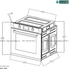 Lò nướng Kocher KOEU - 71S13F (Âm tủ - 71 Lít)