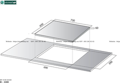 Bếp từ đôi Kocher DI - 330H (Made in Korea)