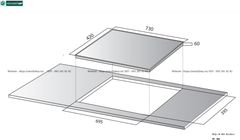 Bếp từ đôi Kocher DI - 616 (Made in Malaysia)