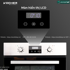 Lò nướng Kocher KOEU - 68S08F (Âm tủ - 68 Lít)