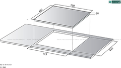 Bếp từ đôi Kocher DI - 336H (Made in Korea)