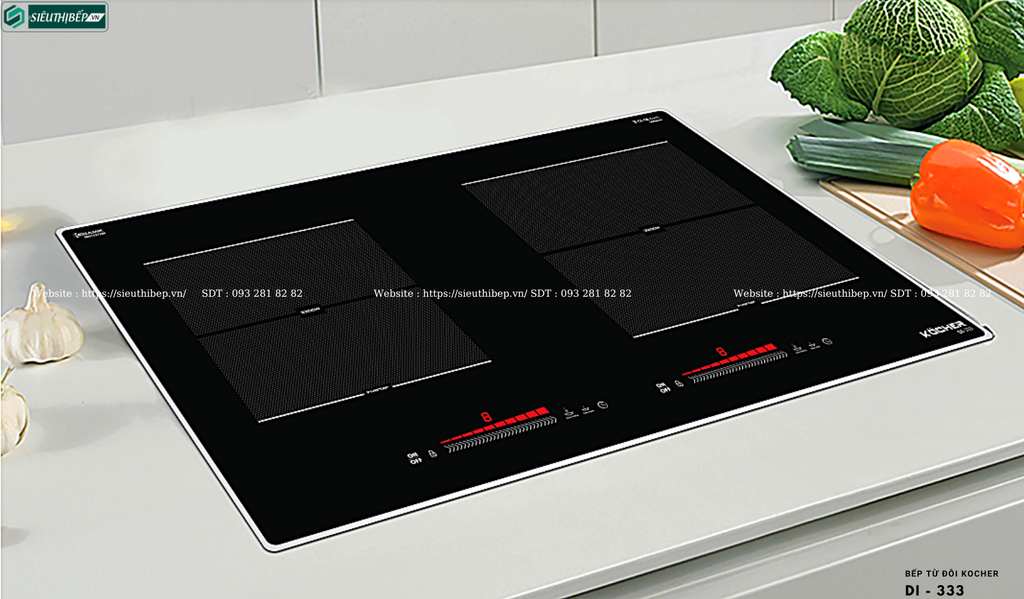 Bếp từ đôi Kocher DI - 333 (Made in Korea)