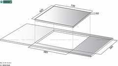 Bếp từ đôi Kocher DI - 801GE IPLUS (Made in Germany)