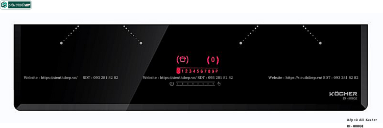 Bếp từ đôi Kocher DI - 808GE (Made in Germany)
