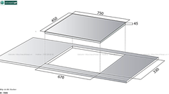Bếp từ đôi Kocher DI - 750S (Made in Spain)