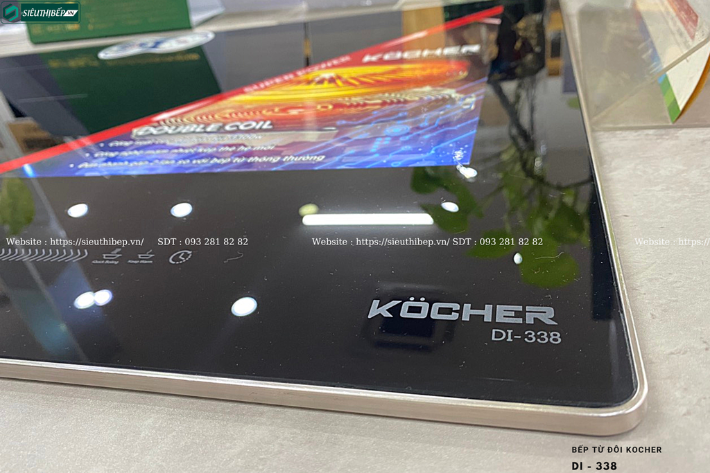 Bếp từ đôi Kocher DI - 338 (Made in Korea)