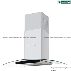 Máy hút mùi Kocher K - 229S (Áp tường, kính cong - Made in Malaysia)