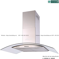 Máy hút mùi Kocher K - 8370XS / K - 8390XS (Áp tường, kính cong)