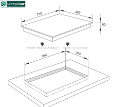 Bếp từ kết hợp điện Malloca MH - 02IR / MH - 02IR D / MH - 02IR SB / MH - 02IR LB