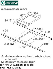 Bếp Domino Bosch HMH PKY475FB1E - Series 6 (Teppan Yaki - Made in France)