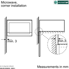 Lò vi sóng Bosch HMH BFL523MS0H - Serie 4 (20 Lít - Âm tủ)