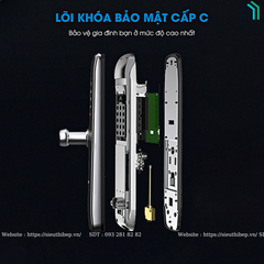 Khóa điện tử Philips 7300 (Mở khóa bằng Bluetooth thông minh)