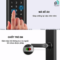 Khóa điện tử Philips 7300 (Mở khóa bằng Bluetooth thông minh)