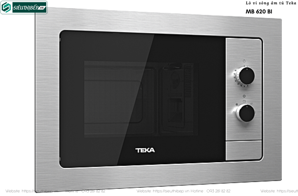 Lò vi sóng Teka MB 620 BI (20 Lít - Âm tủ)