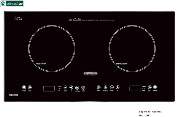 Bếp từ đôi Giovani MC - 288T