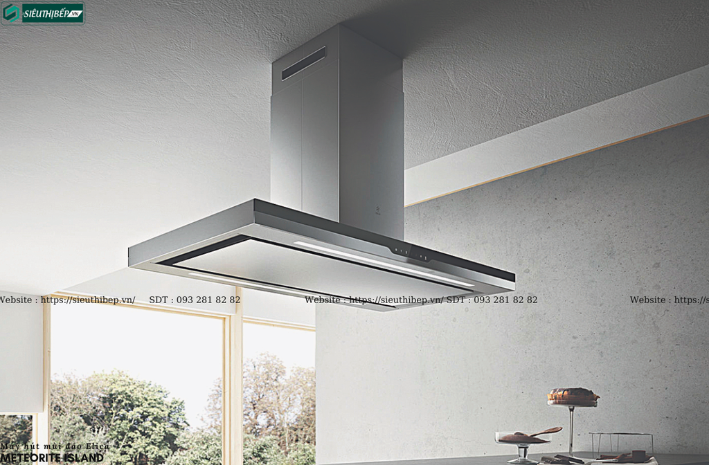 Máy hút mùi Elica METEORITE ISLAND (Đảo - Treo độc lập)